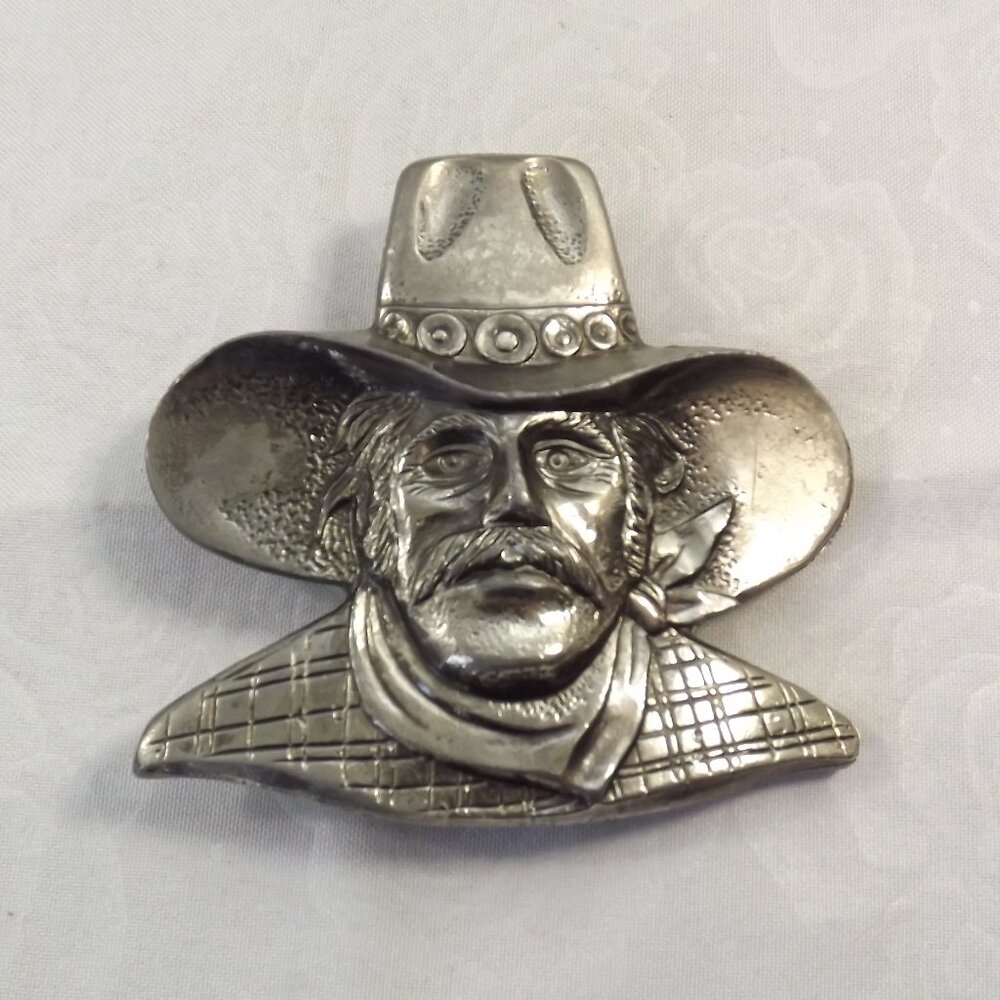 Cowboy Belt Buckle, The Great American Buckle Co. 1980